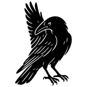 American Crow DXF File – CNC Cutting Design | ABCROW217