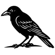 American Crow DXF File – CNC Cutting Design | ABCROW218