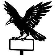 American Crow DXF File – CNC Cutting Design | ABCROW221