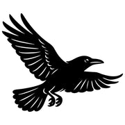 American Crow DXF File – CNC Cutting Design | ABCROW224