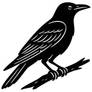 American Crow DXF File – CNC Cutting Design | ABCROW226