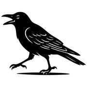 American Crow DXF File – CNC Cutting Design | ABCROW229