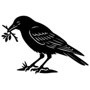 American Crow DXF File – CNC Cutting Design | ABCROW231