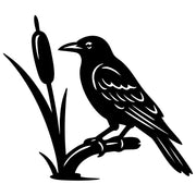 American Crow DXF File – CNC Cutting Design | ABCROW242