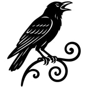 American Crow DXF File – CNC Cutting Design | ABCROW248