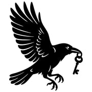 American Crow DXF File – CNC Cutting Design | ABCROW250