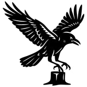 American Crow DXF File – CNC Cutting Design | ABCROW255