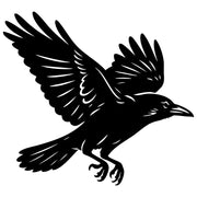 American Crow DXF File – CNC Cutting Design | ABCROW260