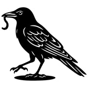 American Crow DXF File – CNC Cutting Design | ABCROW262