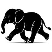 Baby Elephant DXF File – CNC Cutting Design | AWELEPHANT461