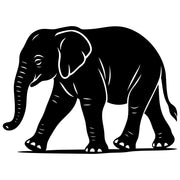 Baby Elephant DXF File – CNC Cutting Design | AWELEPHANT462
