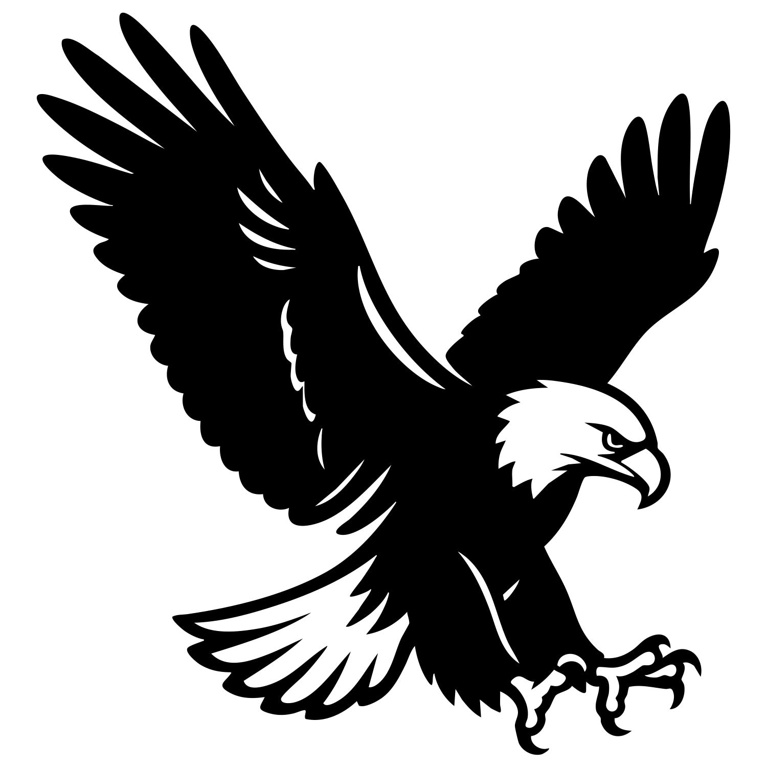 Bald Eagle DXF File – CNC Cutting Design | ABEAGLE13