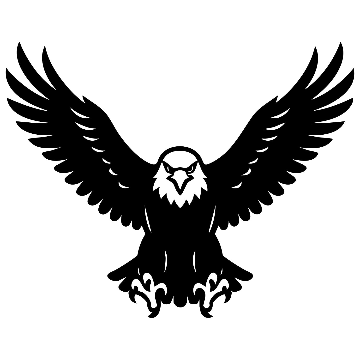 Bald Eagle DXF File – CNC Cutting Design | ABEAGLE15
