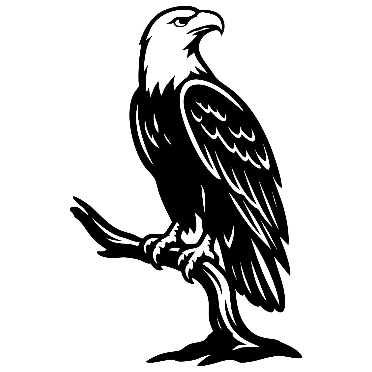 Bald Eagle DXF File – CNC Cutting Design | ABEAGLE16