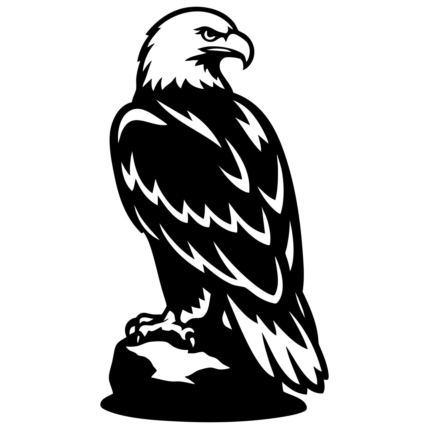 Bald Eagle DXF File – CNC Cutting Design | ABEAGLE25