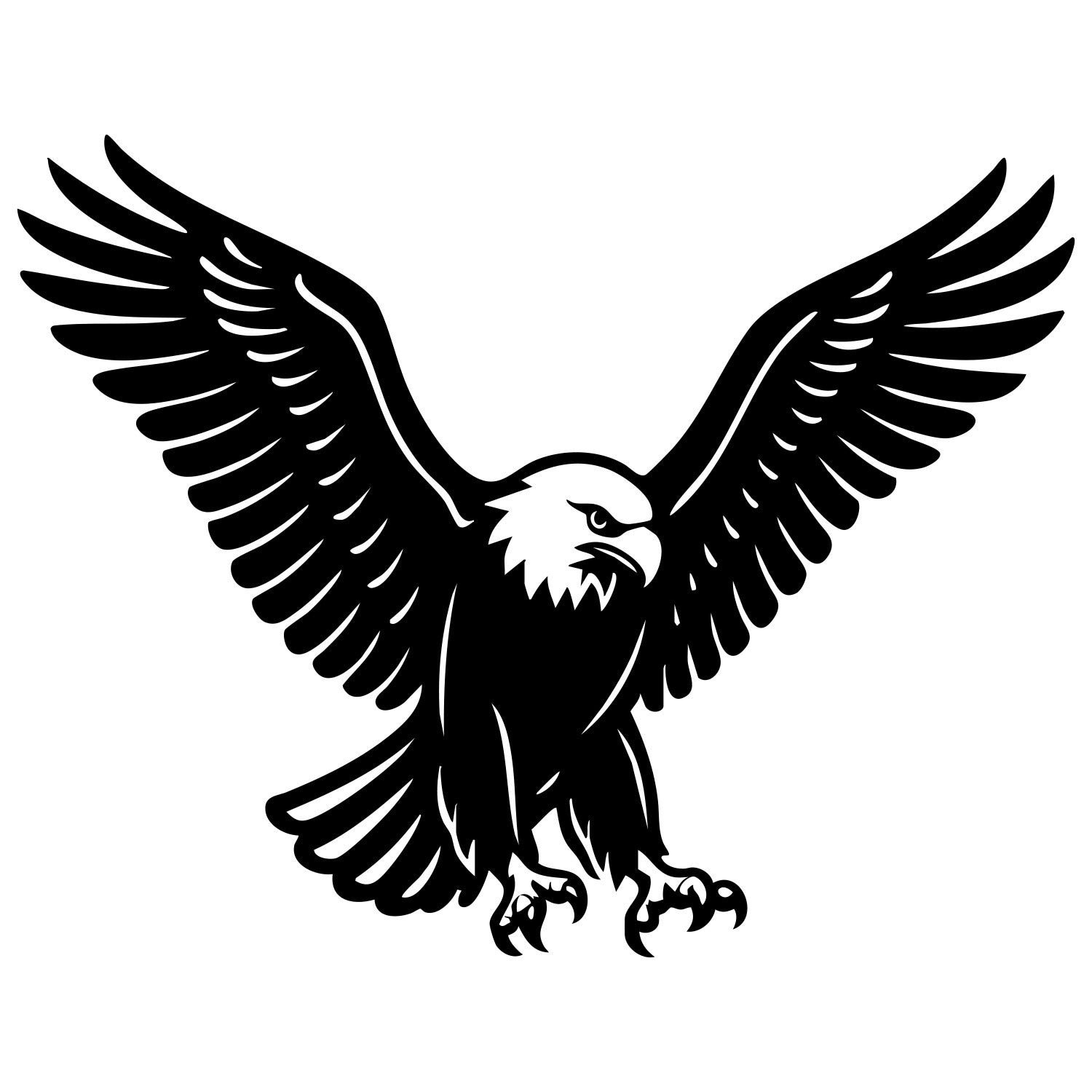 Bald Eagle DXF File – CNC Cutting Design | ABEAGLE29