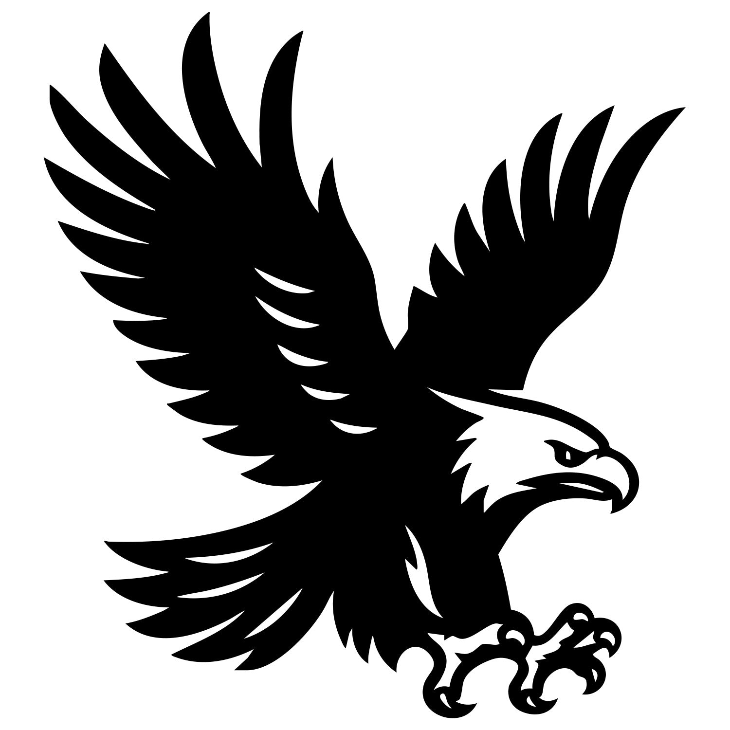 Bald Eagle DXF File – CNC Cutting Design | ABEAGLE3