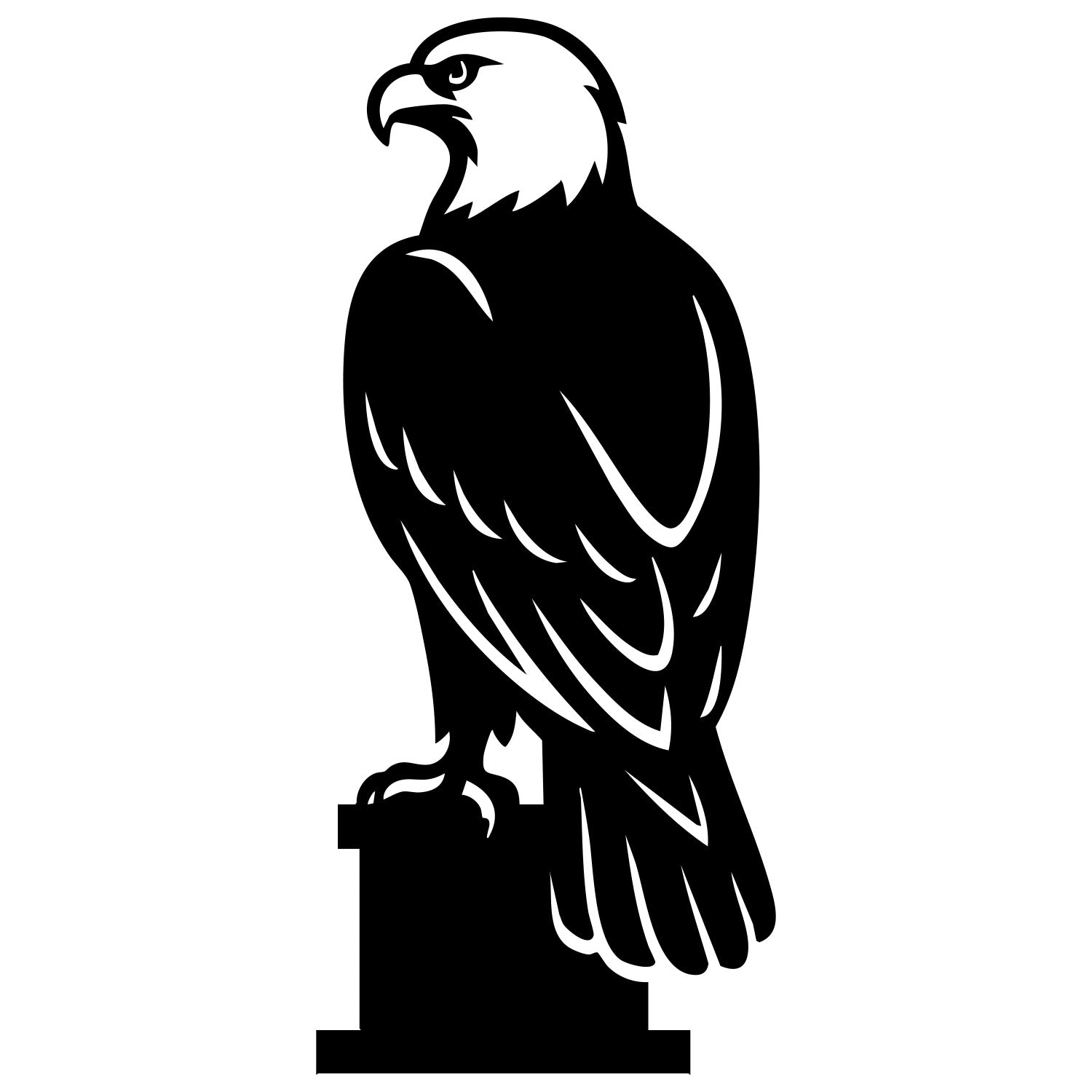 Bald Eagle DXF File – CNC Cutting Design | ABEAGLE32