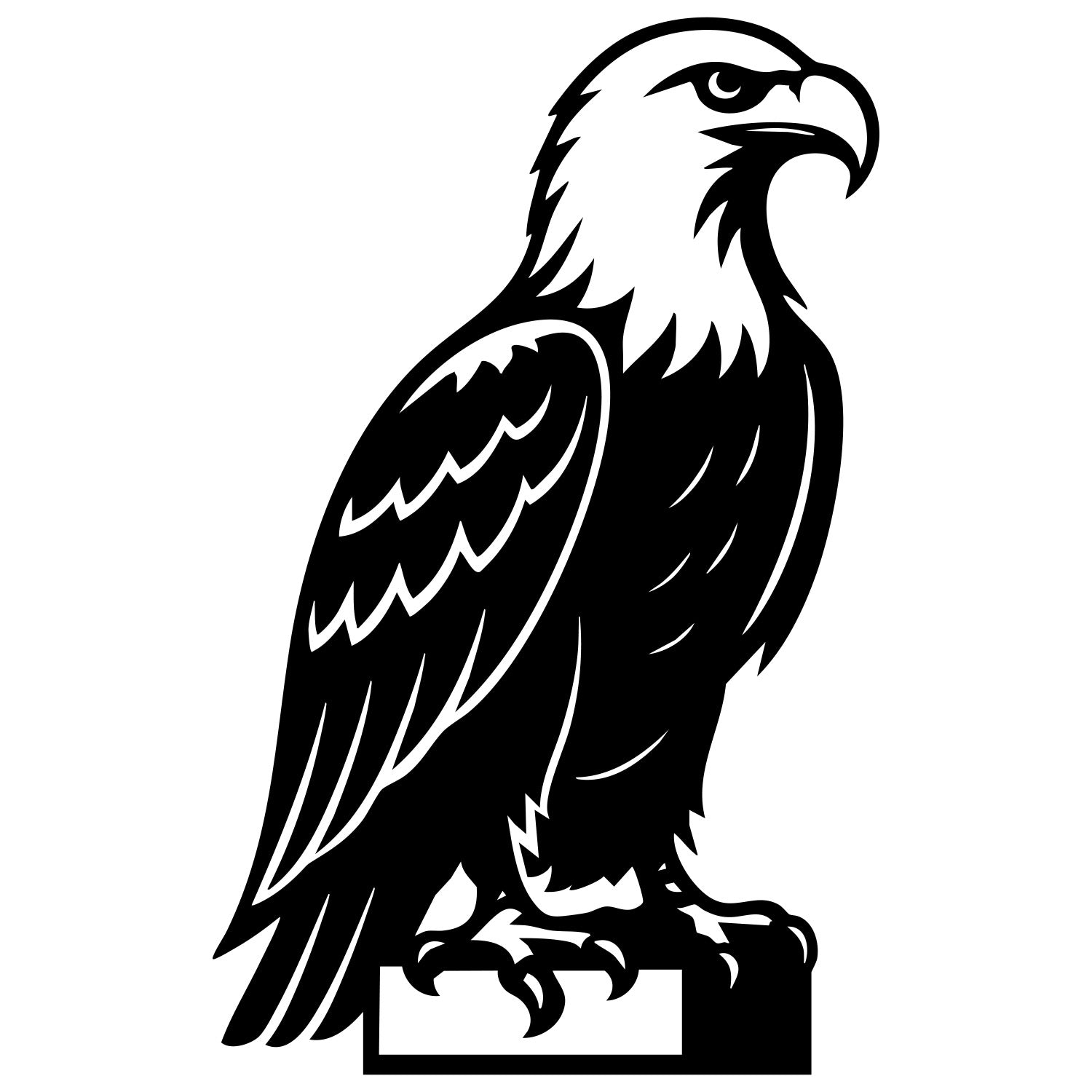 Bald Eagle DXF File – CNC Cutting Design | ABEAGLE7
