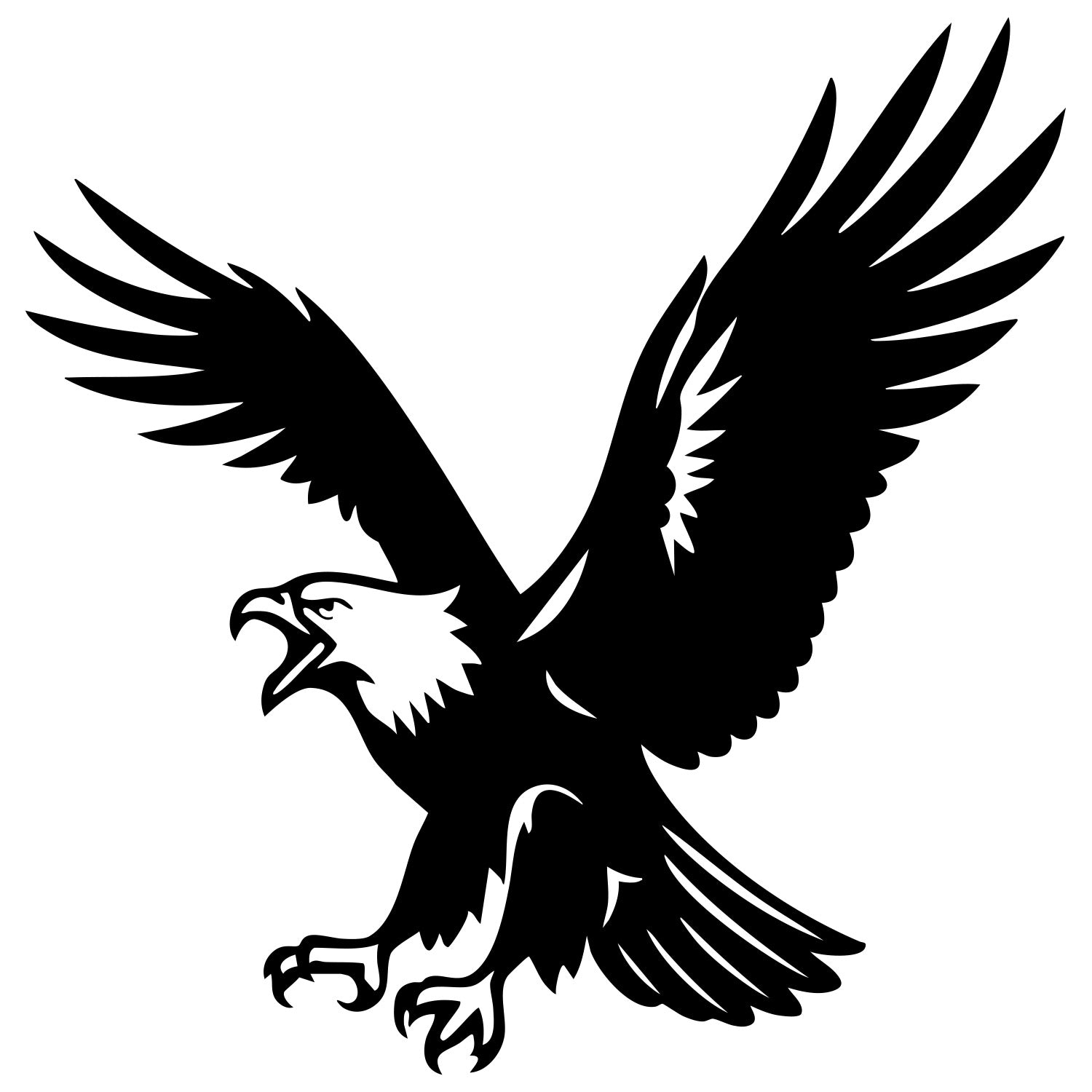 Bald Eagle DXF File – CNC Cutting Design | ABEAGLE8