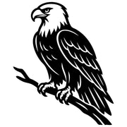 Bald Eagle DXF File – CNC Cutting Design | ABEAGLE101