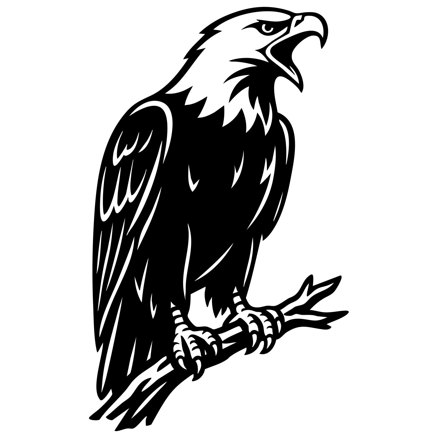 Bald Eagle DXF File – CNC Cutting Design | ABEAGLE117