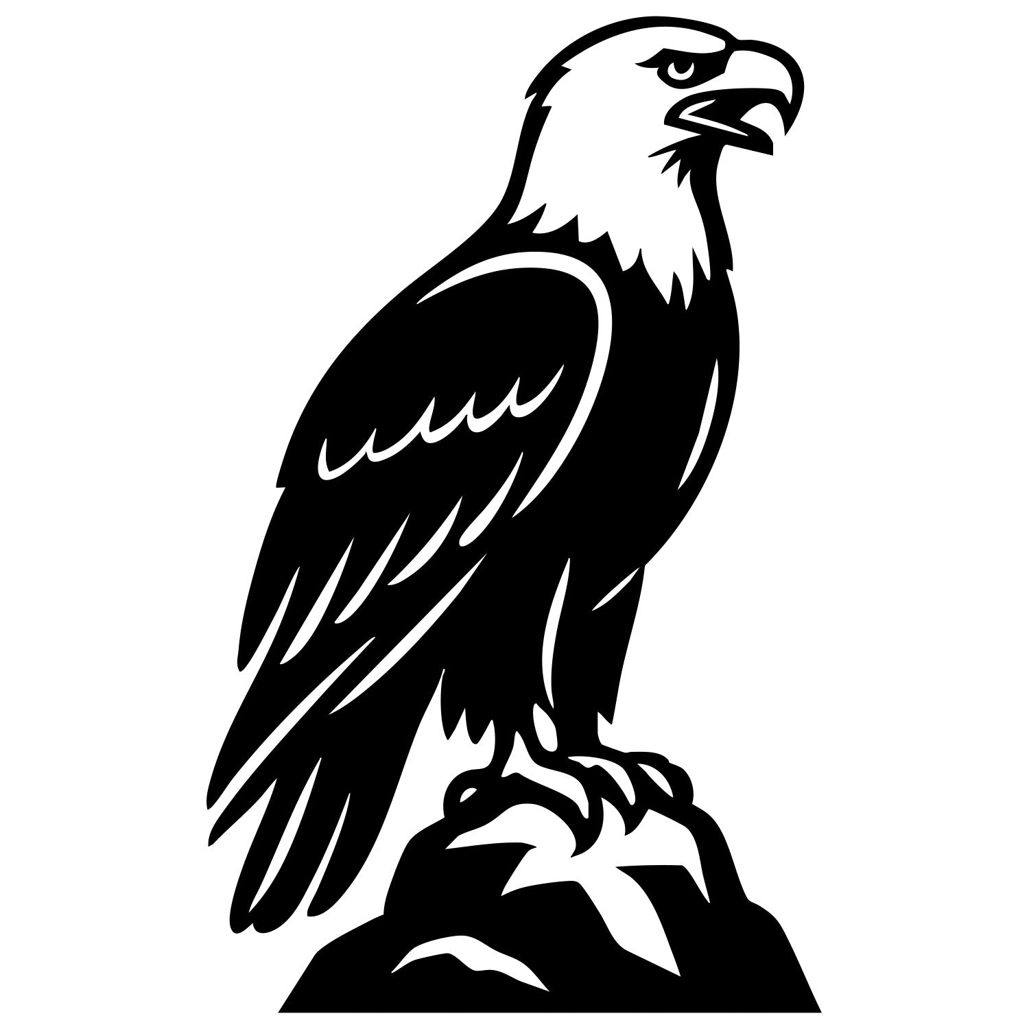 Bald Eagle DXF File – CNC Cutting Design | ABEAGLE123