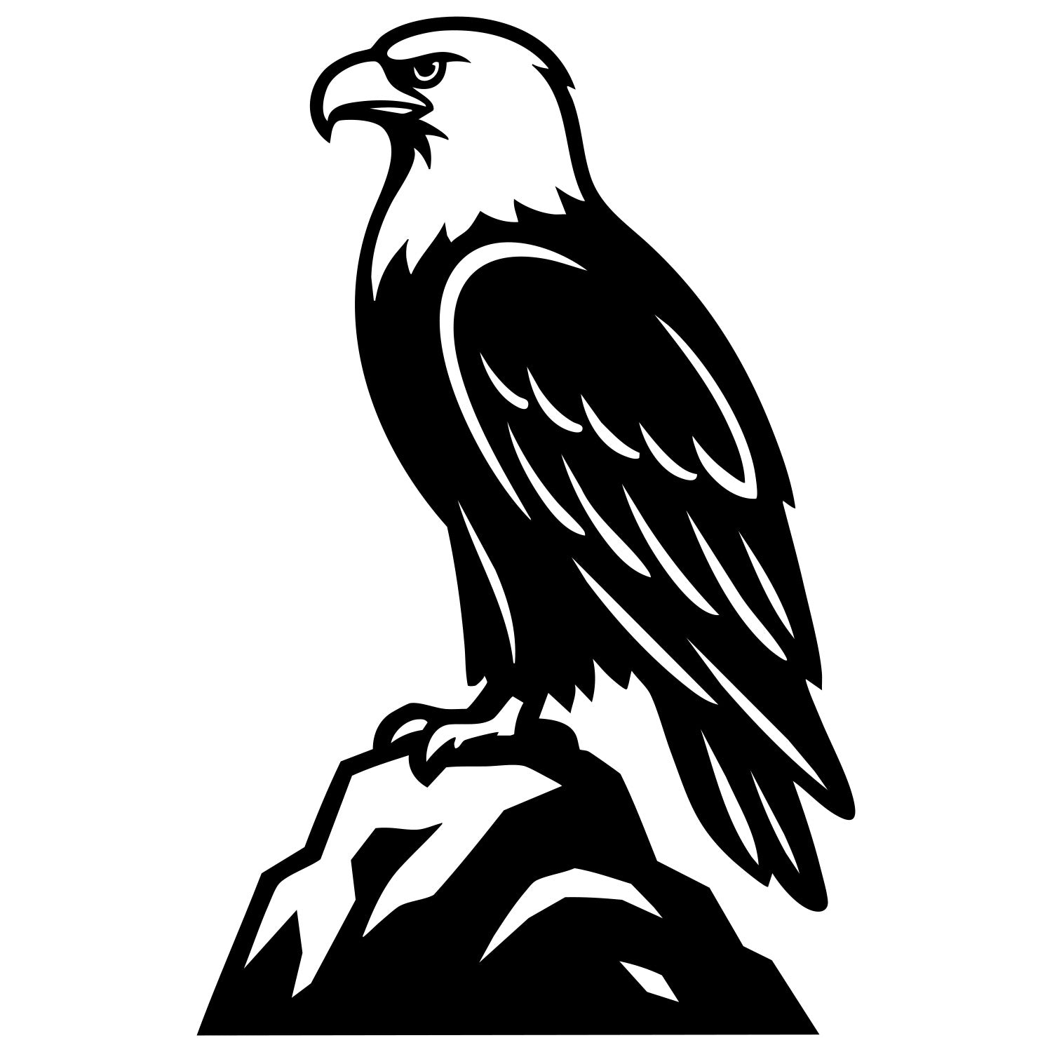 Bald Eagle DXF File – CNC Cutting Design | ABEAGLE125