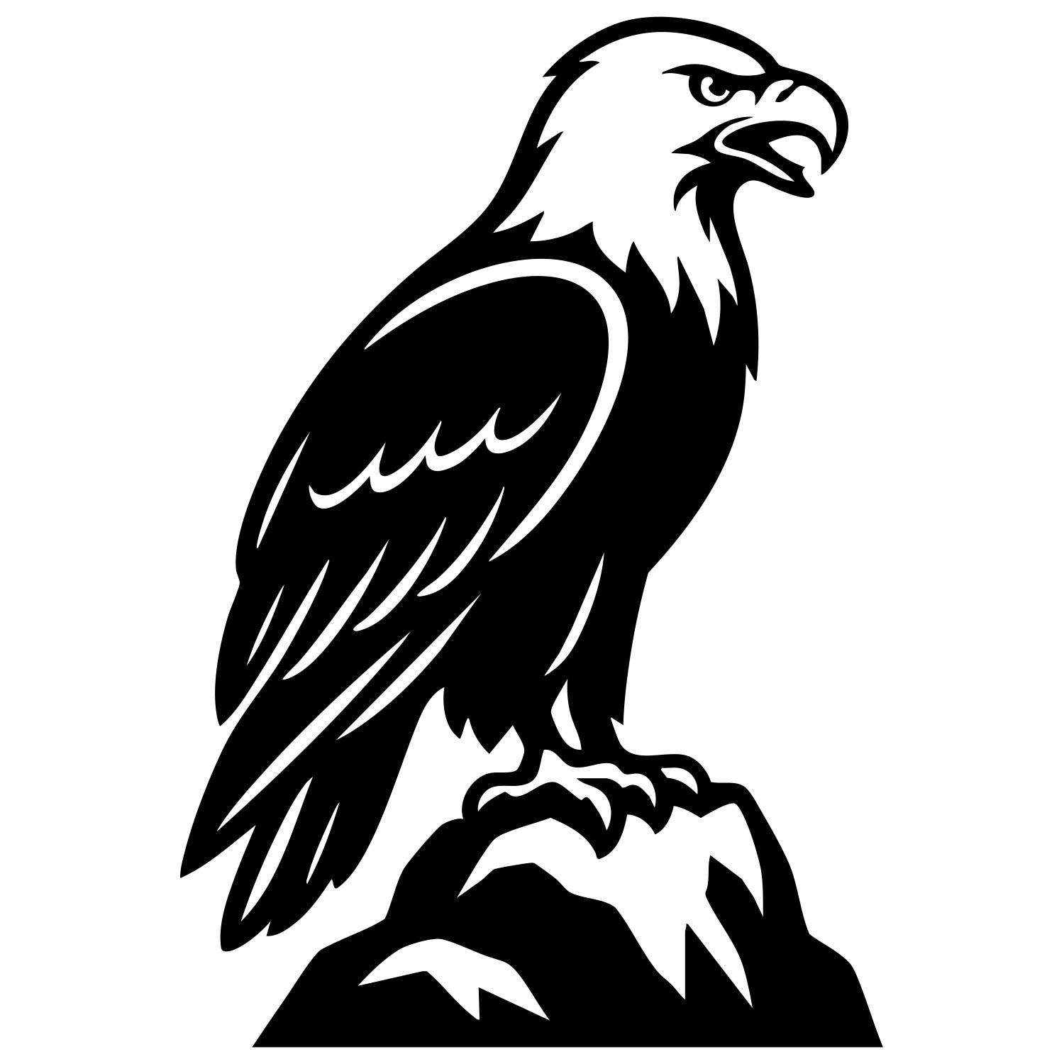 Bald Eagle DXF File – CNC Cutting Design | ABEAGLE126