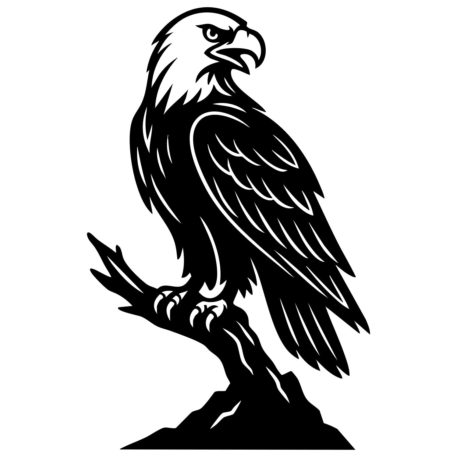 Bald Eagle DXF File – CNC Cutting Design | ABEAGLE148