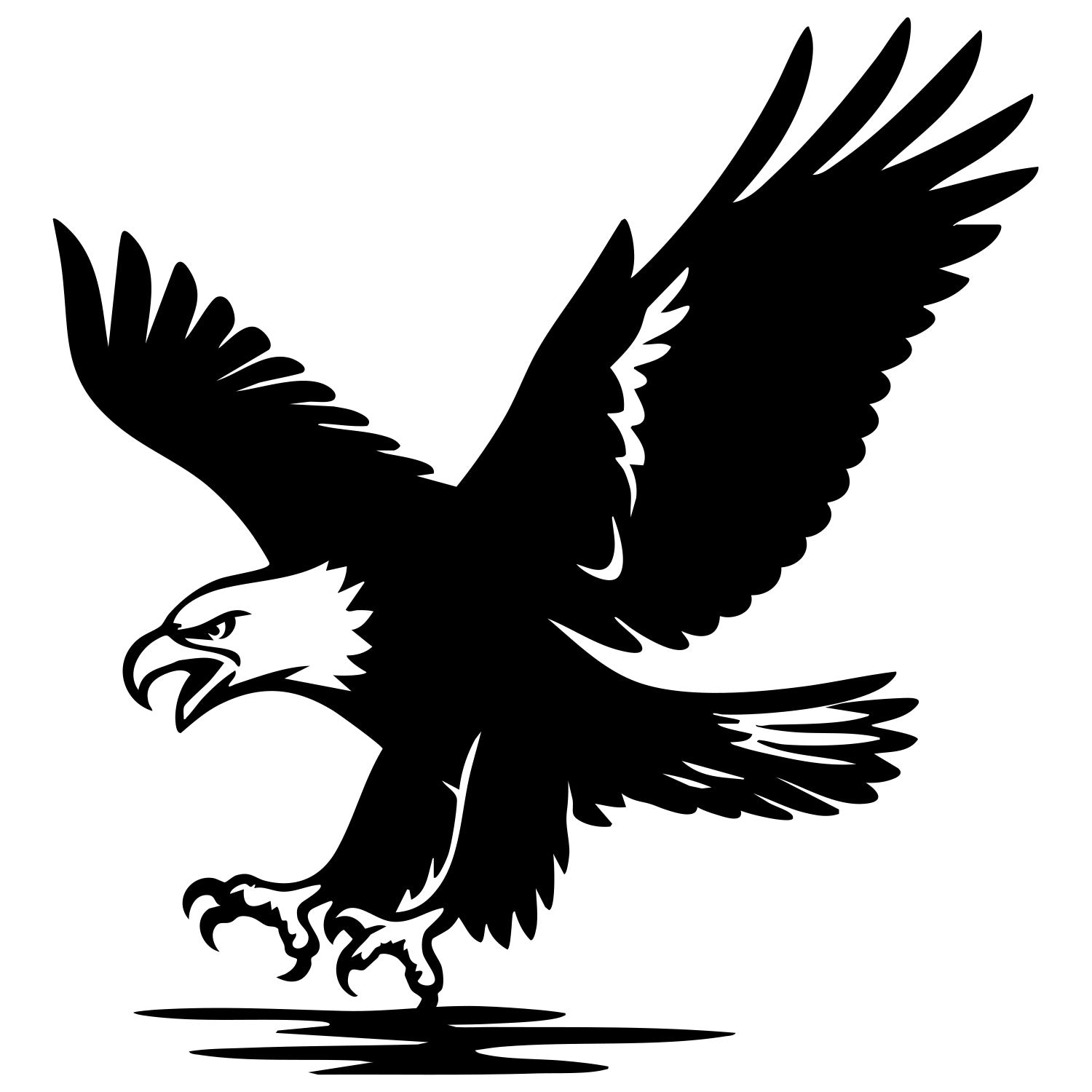 Bald Eagle DXF File – CNC Cutting Design | ABEAGLE152