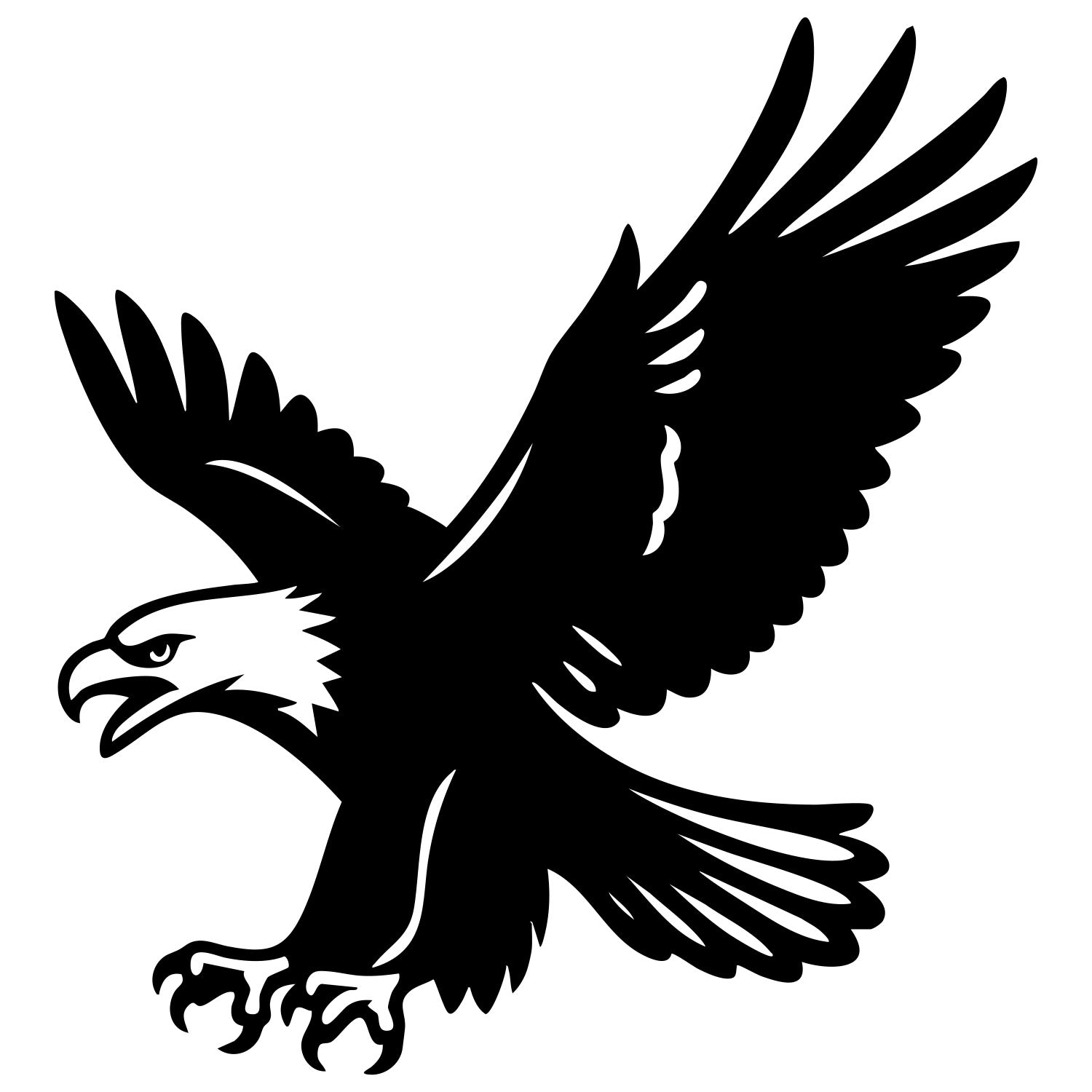 Bald Eagle DXF File – CNC Cutting Design | ABEAGLE154