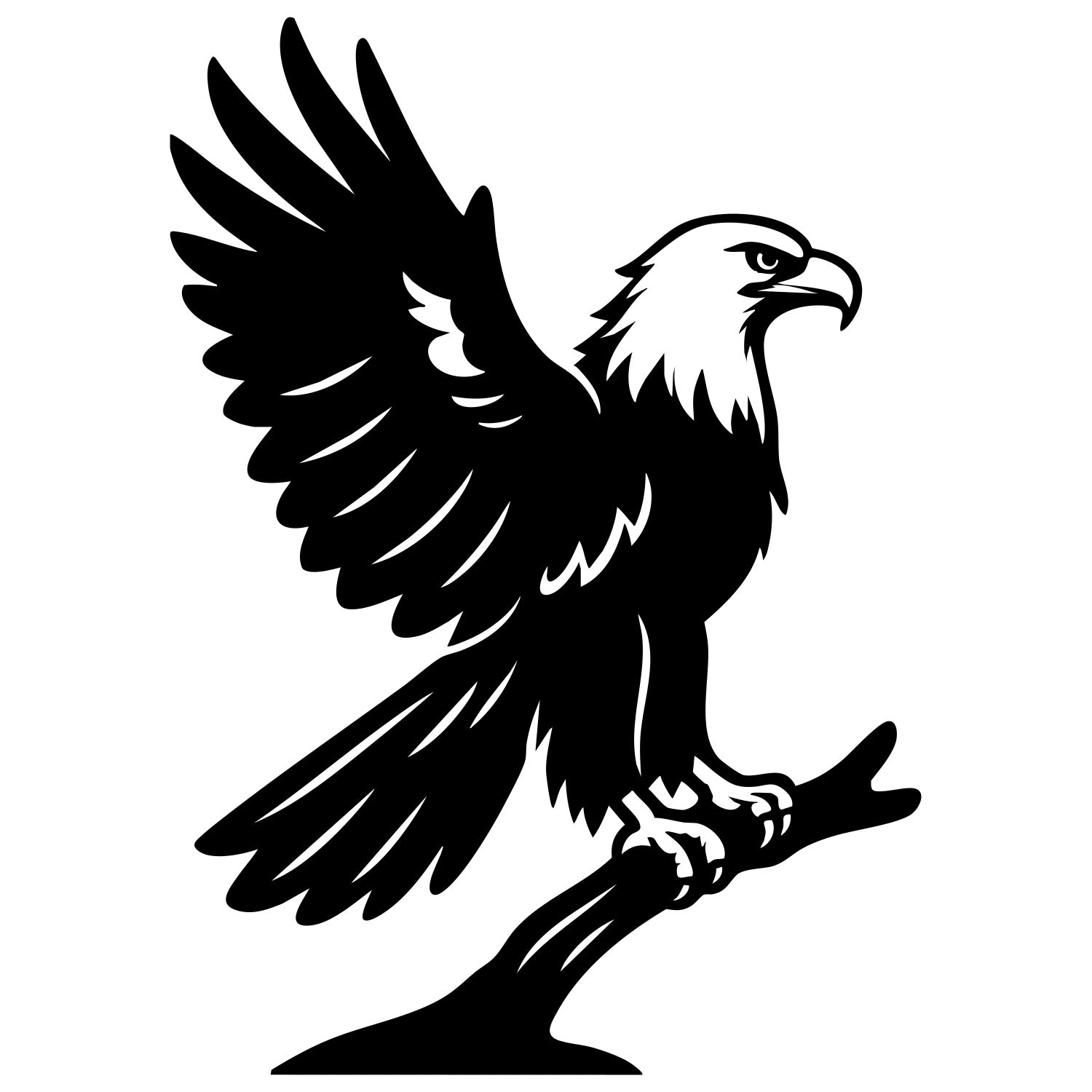 Bald Eagle DXF File – CNC Cutting Design | ABEAGLE160