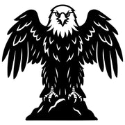 Bald Eagle DXF File – CNC Cutting Design | ABEAGLE165