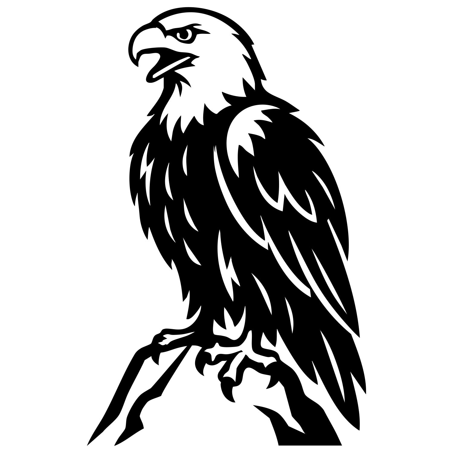Bald Eagle DXF File – CNC Cutting Design | ABEAGLE167