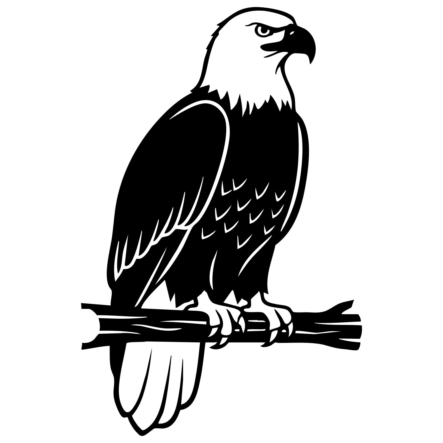 Bald Eagle DXF File – CNC Cutting Design | ABEAGLE37