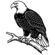 Bald Eagle DXF File – CNC Cutting Design | ABEAGLE41