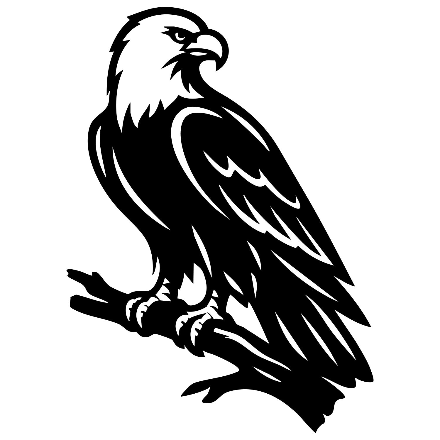Bald Eagle DXF File – CNC Cutting Design | ABEAGLE52