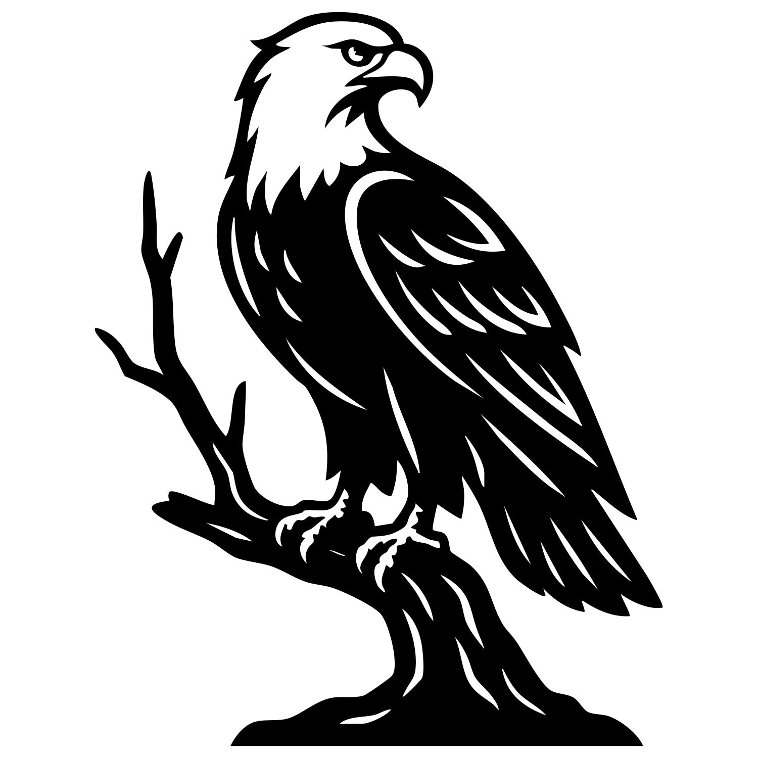 Bald Eagle DXF File – CNC Cutting Design | ABEAGLE53