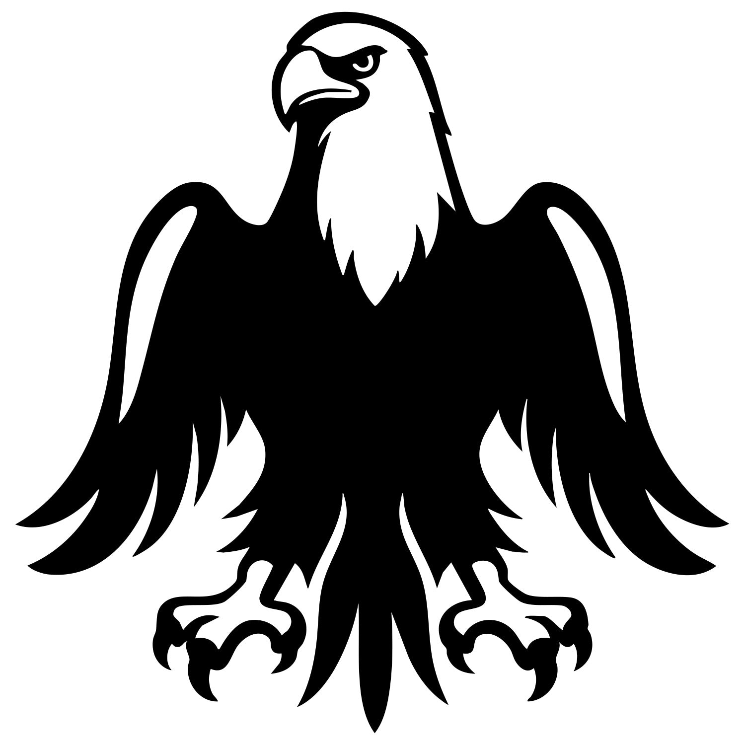 Bald Eagle DXF File – CNC Cutting Design | ABEAGLE57