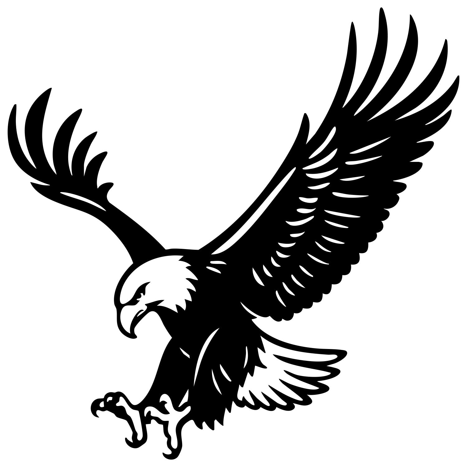 Bald Eagle DXF File – CNC Cutting Design | ABEAGLE59