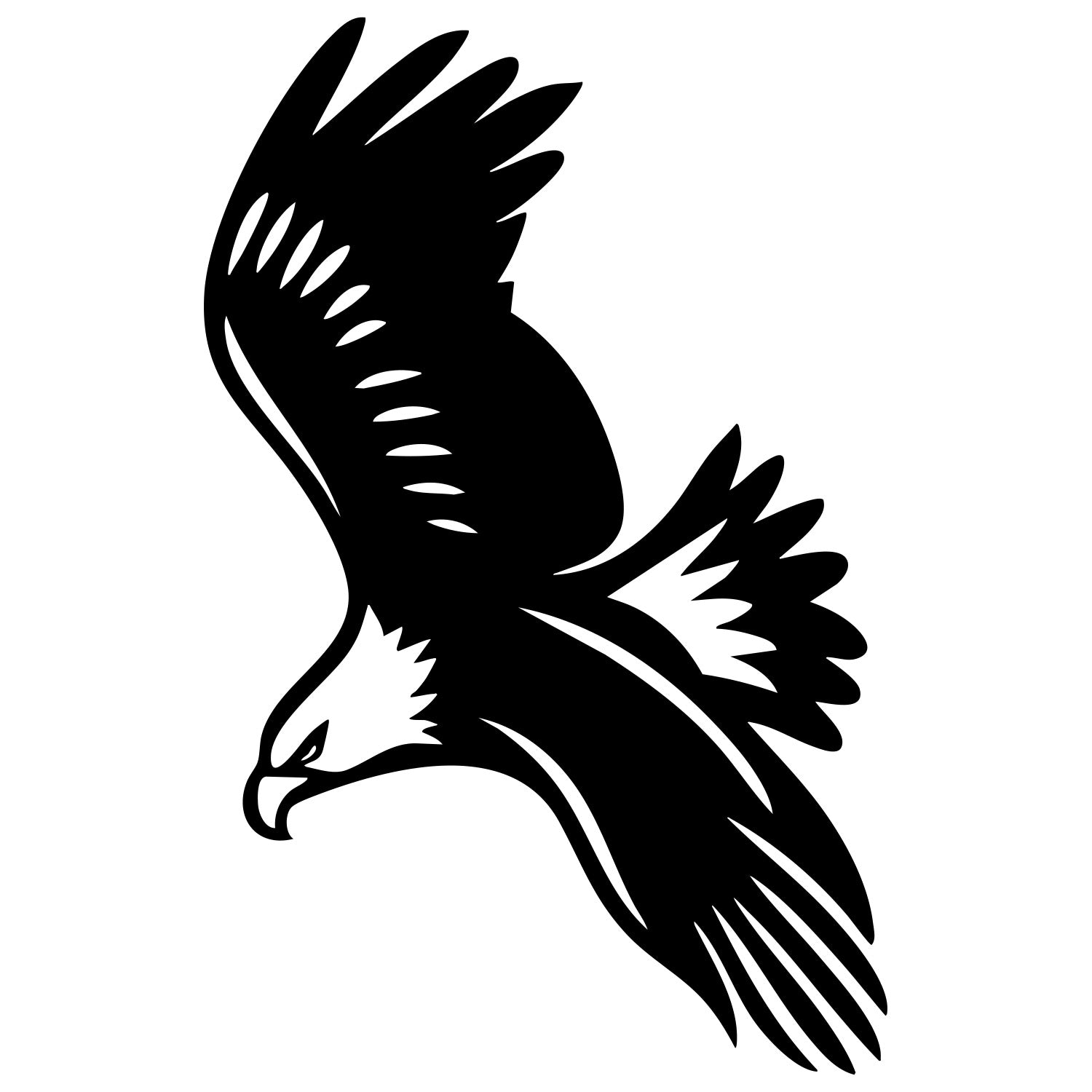 Bald Eagle DXF File – CNC Cutting Design | ABEAGLE70