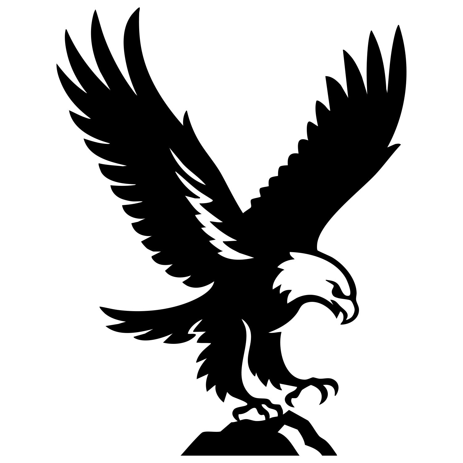 Bald Eagle DXF File – CNC Cutting Design | ABEAGLE72