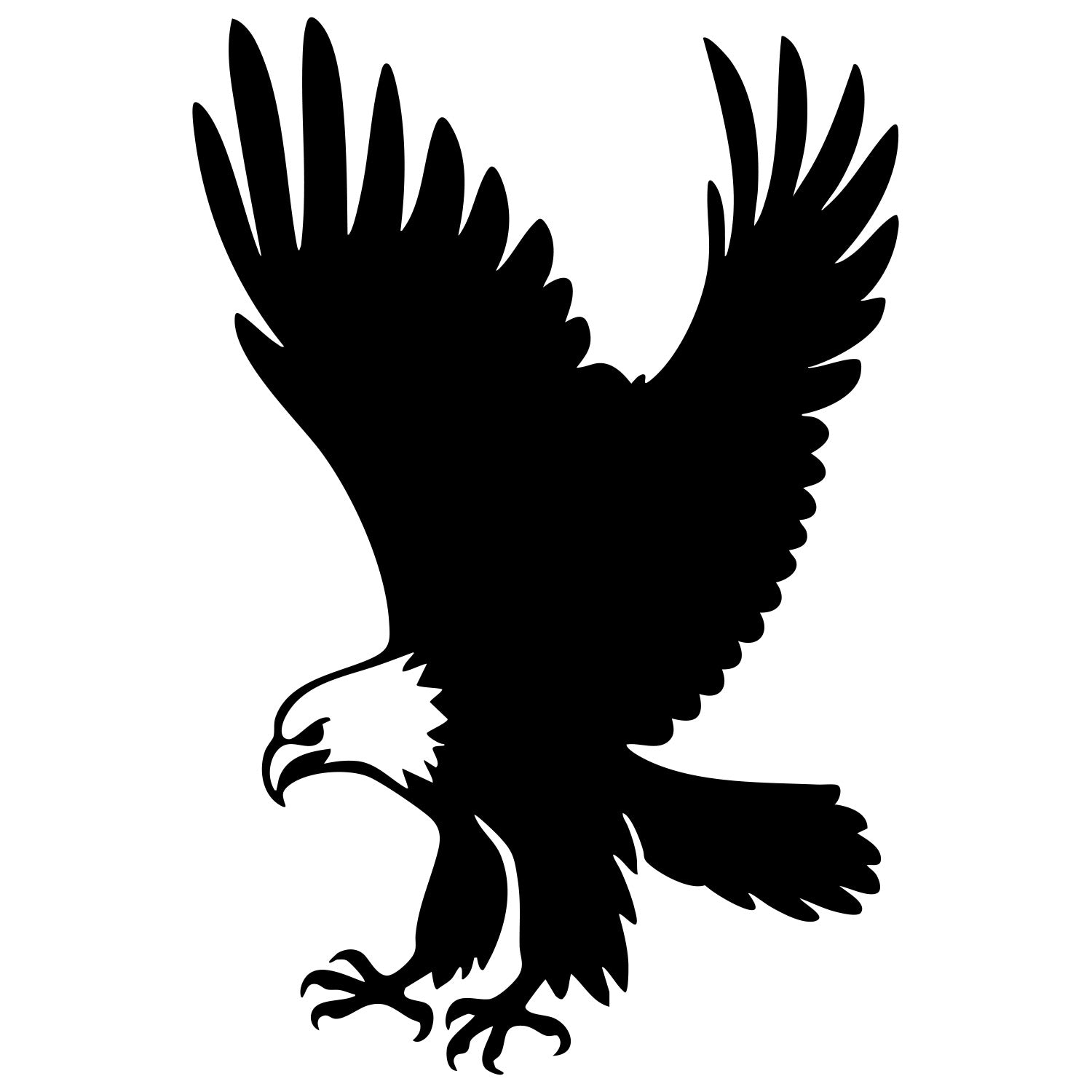 Bald Eagle DXF File – CNC Cutting Design | ABEAGLE73