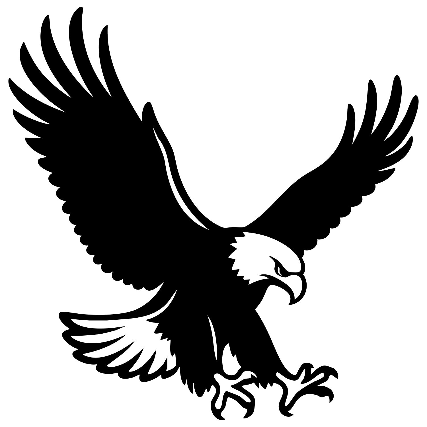 Bald Eagle DXF File – CNC Cutting Design | ABEAGLE86