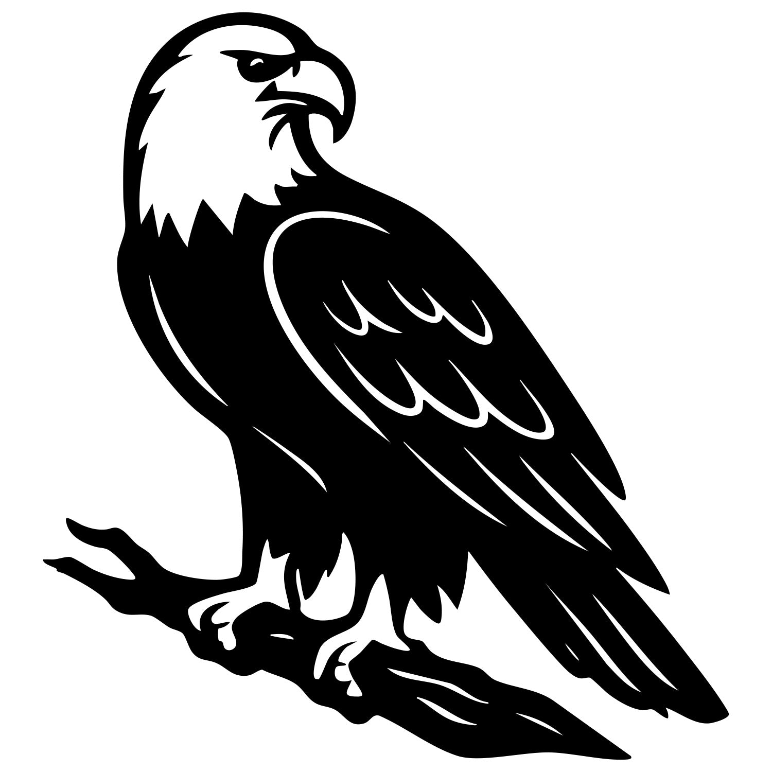 Bald Eagle DXF File – CNC Cutting Design | ABEAGLE89
