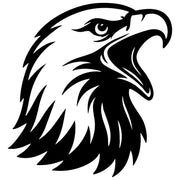 Bald Eagle Head DXF File – CNC Cutting Design | ABEAGLE127