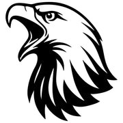 Bald Eagle Head DXF File – CNC Cutting Design | ABEAGLE128