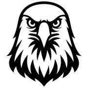 Bald Eagle Head DXF File – CNC Cutting Design | ABEAGLE136
