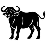 Buffalo Silhouette DXF File – CNC Cutting Design | AWBUFFALO1